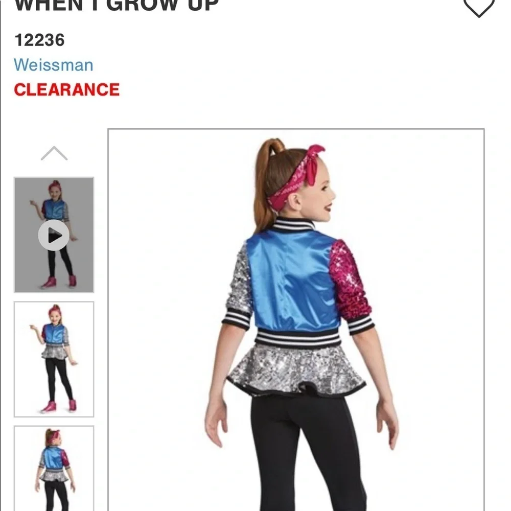 When I grow up 12236 M Weissman costume
